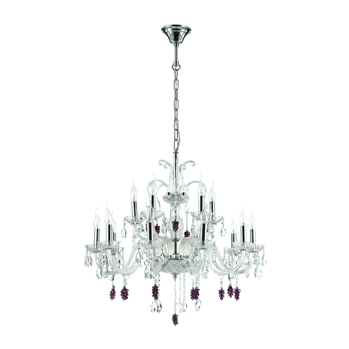 3946/15 Подвесная хрустальная люстра Bocciolo Odeon Light 3946/15