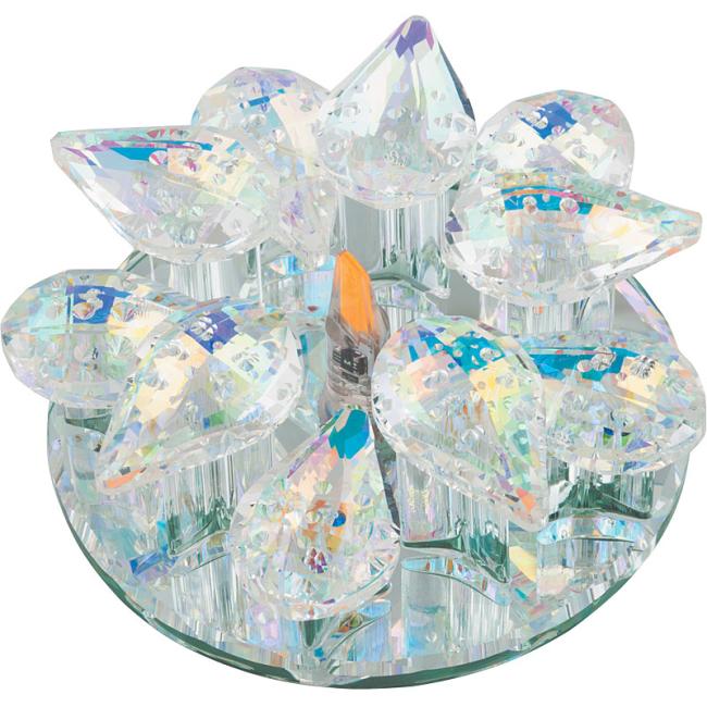 DLS-F129 G4 GLASSY/RAINBOW Встраиваемый светильник Fametto Fiore DLS-F129 G4 GLASSY/RAINBOW