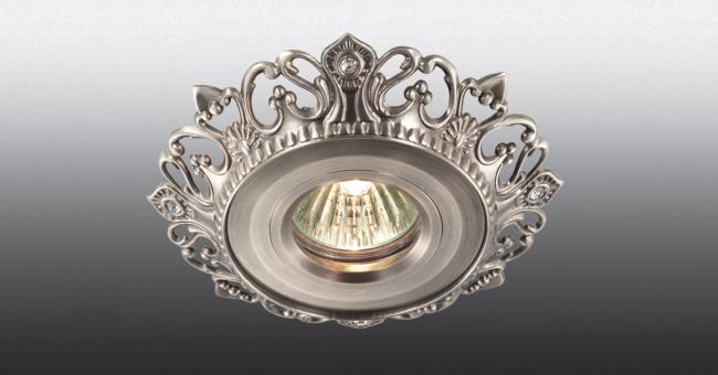 Встраиваемый светильник с узорами Vintage 369940 Novotech
