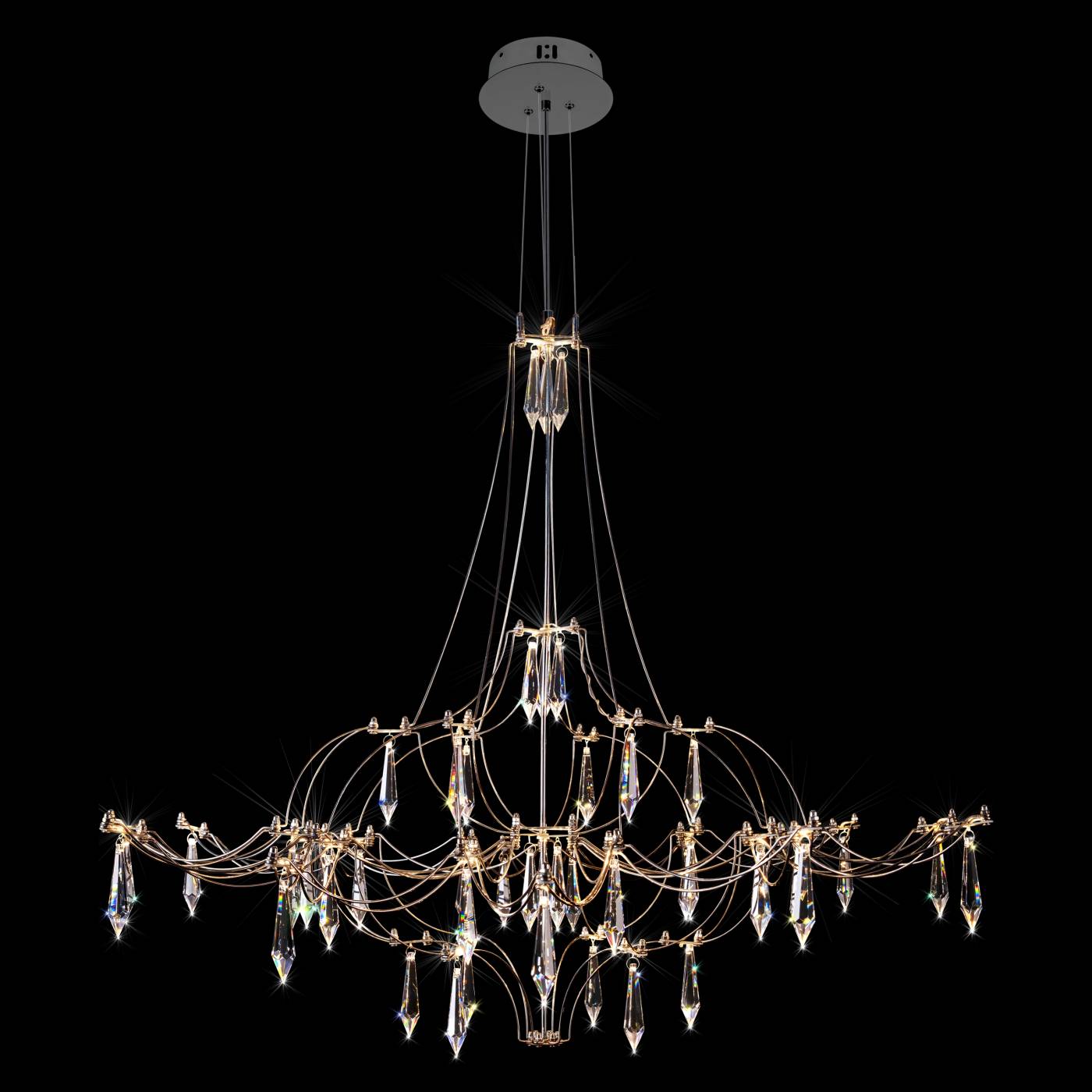 10588/800 Silver Asfour Подвесная люстра Mira Loft It 10588/800 Silver Asfour