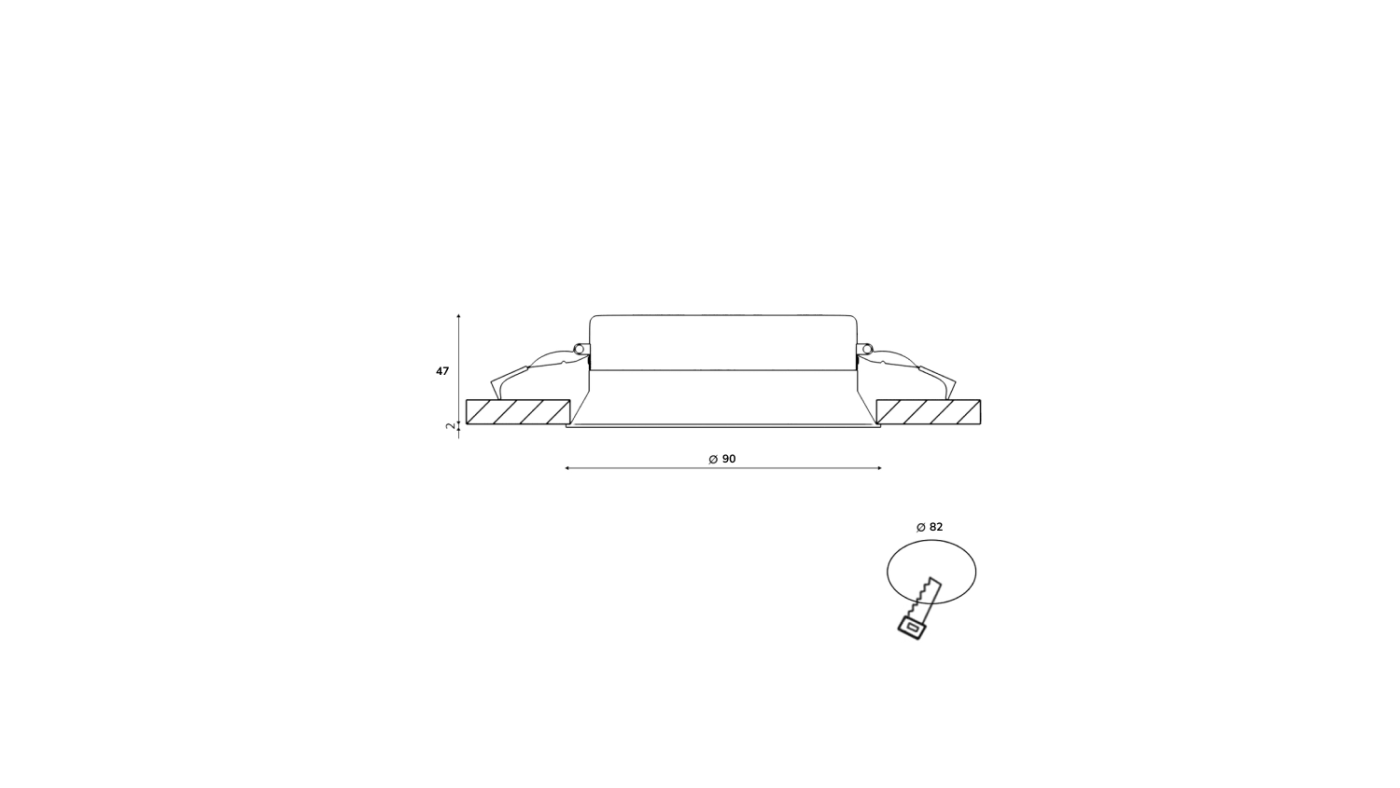 00-00005650 Встраиваемый светильник WL-BQ SWG DesignLed 00-00005650