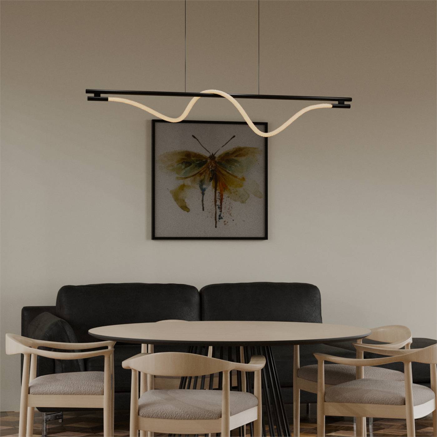 LE103L-160B WIFI Светильник подвесной LIGHTERA Tura LE103L-160B WIFI
