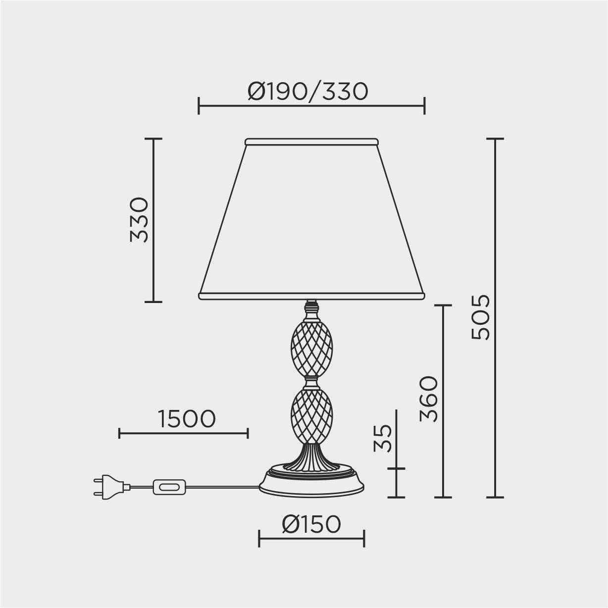 L9928 GD Настольная лампа L LED4U L9928 GD