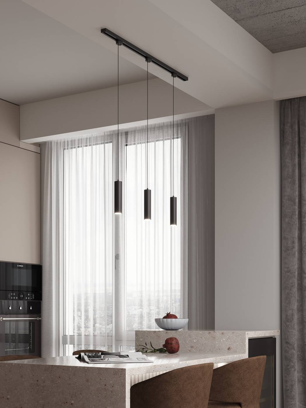 Трековая система Skylite №12 Hesby Lighting HSBL_kompl_S012_NI1B3K