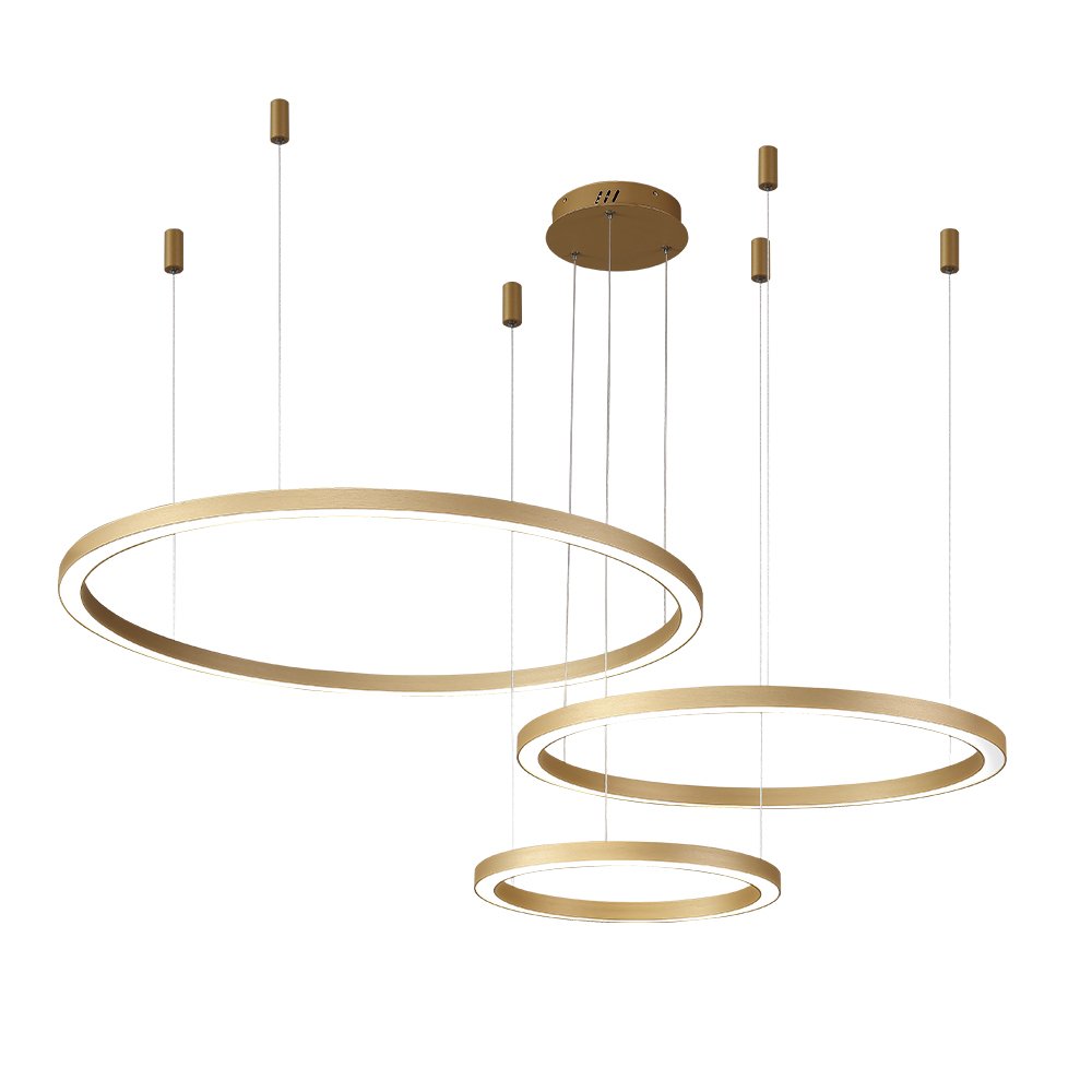 FORTUNA SP158W LED GOLD Подвесная люстра Crystal Lux Fortuna FORTUNA SP158W LED GOLD