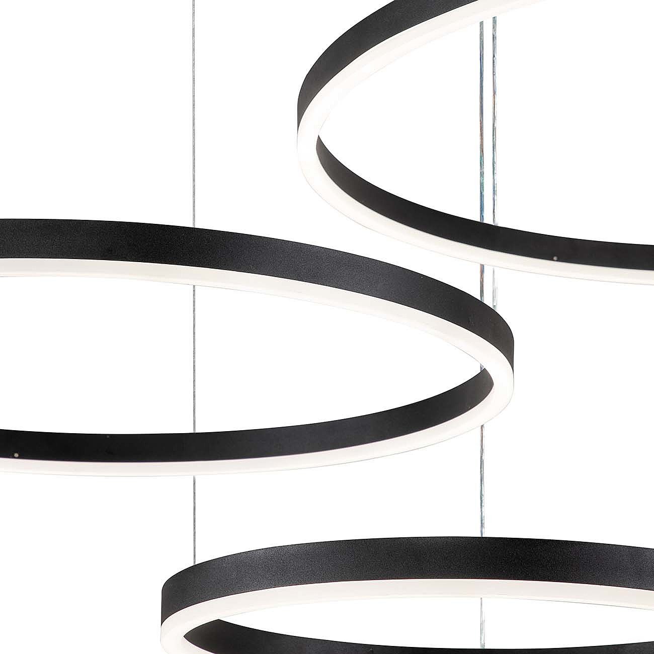 Подвесная люстра Indigo Galass V000032L 14001/3P Black