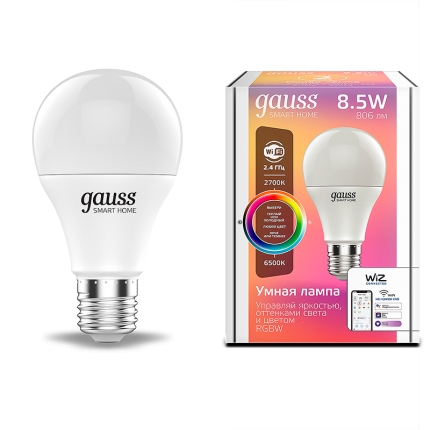 Светодиодная лампа Gauss Smart Home ЛОН 1170112