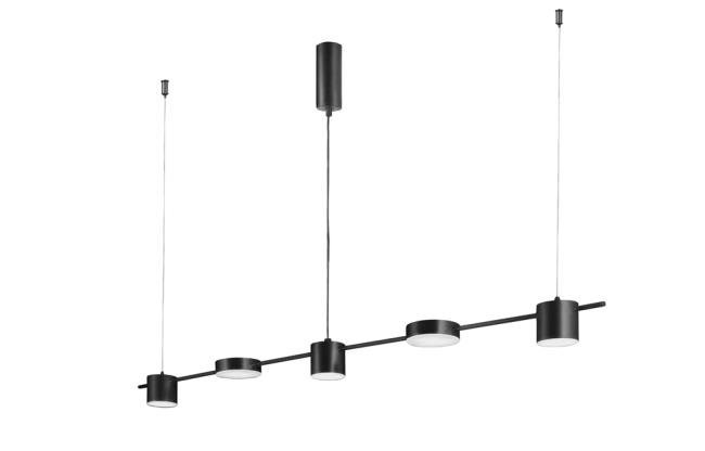 TRISTAN SP5 L1200 BLACK Светильник подвесной Crystal Lux Tristan TRISTAN SP5 L1200 BLACK