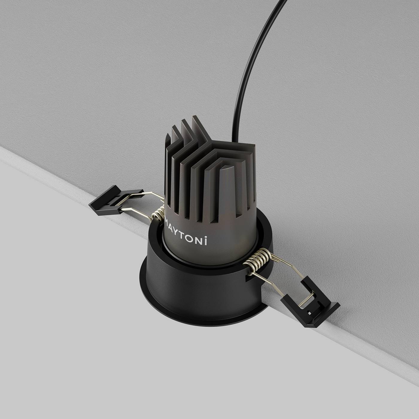 Встраиваемый светильник Maytoni Dip DL115-10W-3K-B