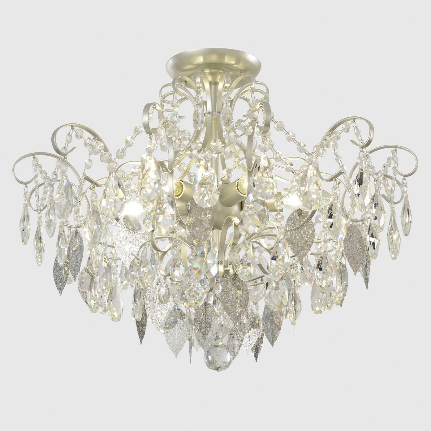 ESMIRALDA PL6 SILVER Потолочная люстра Crystal Lux Esmiralda ESMIRALDA PL6 SILVER