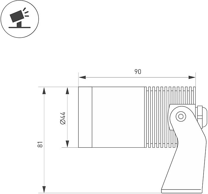 053634 Прожектор уличный Arlight Ray 053634