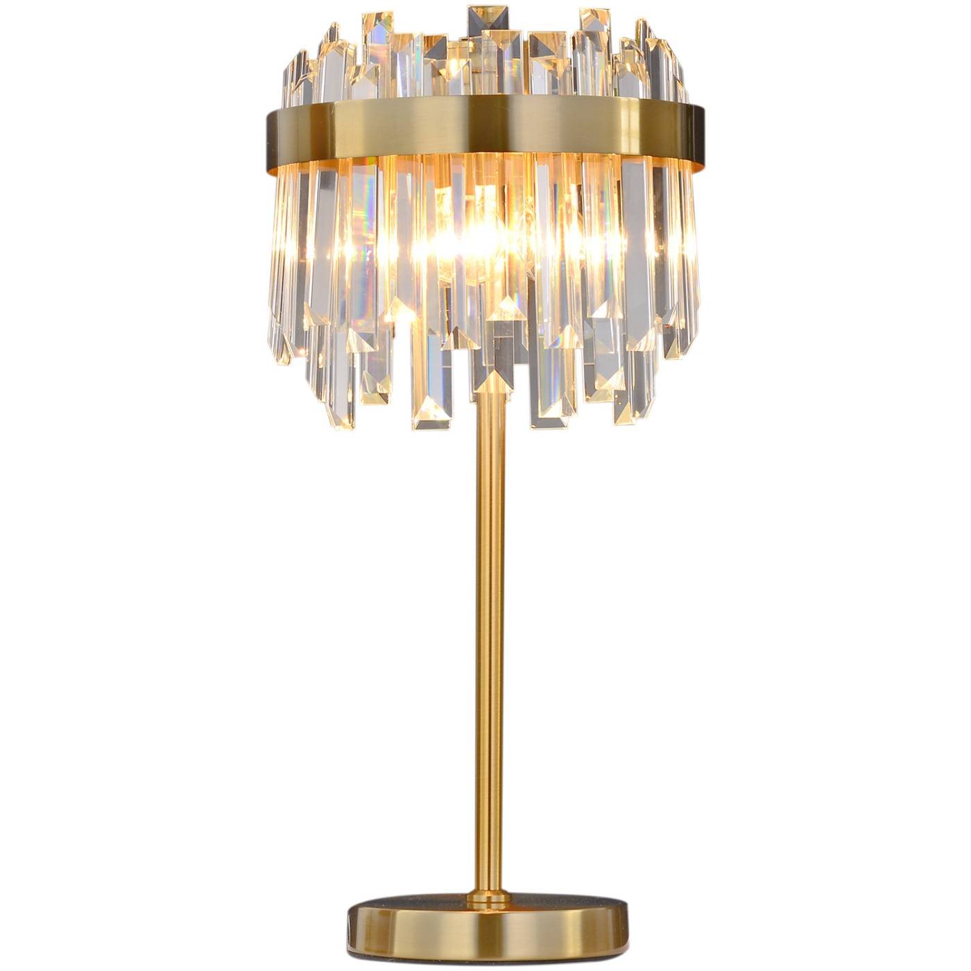 Настольная лампа ILLUMICO IL5189-3TLS-29 BRASS MIRAGE