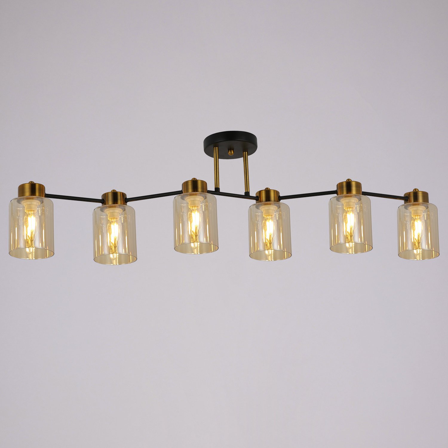 IL6111-6COU-79 BK GD Qui Потолочная люстра ILLUMICO IL6111-6COU-79 BK GD Qui
