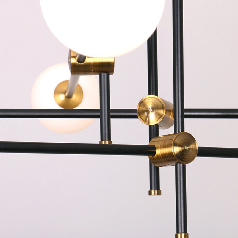 9389P/6 black/gold Потолочная люстра Delight Collection Bistro Globe 9389P/6 black/gold