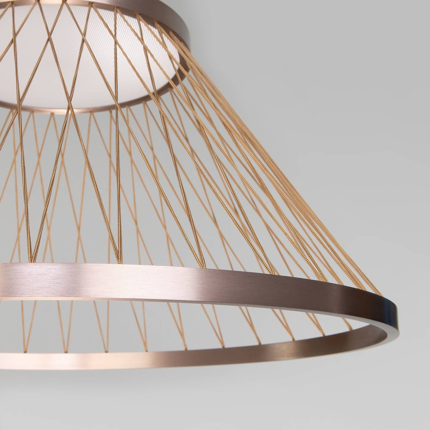 Светильник подвесной Eurosvet Cesta 40017/1 LED коричневый