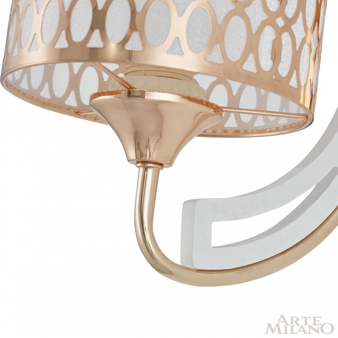 303387/1W Wh/Gd Настенное бра Arte Milano Florentia-3387 303387/1W Wh/Gd