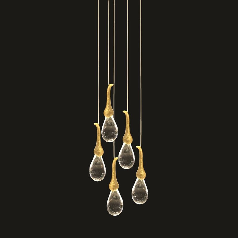 OMG07287-5 gold Светильник подвесной Delight Collection Seed OMG07287-5 gold