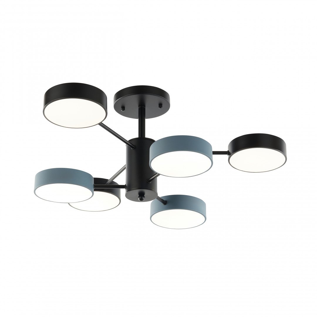Потолочная люстра Arte Milano Ferrara 250906/6B Bk/Gr