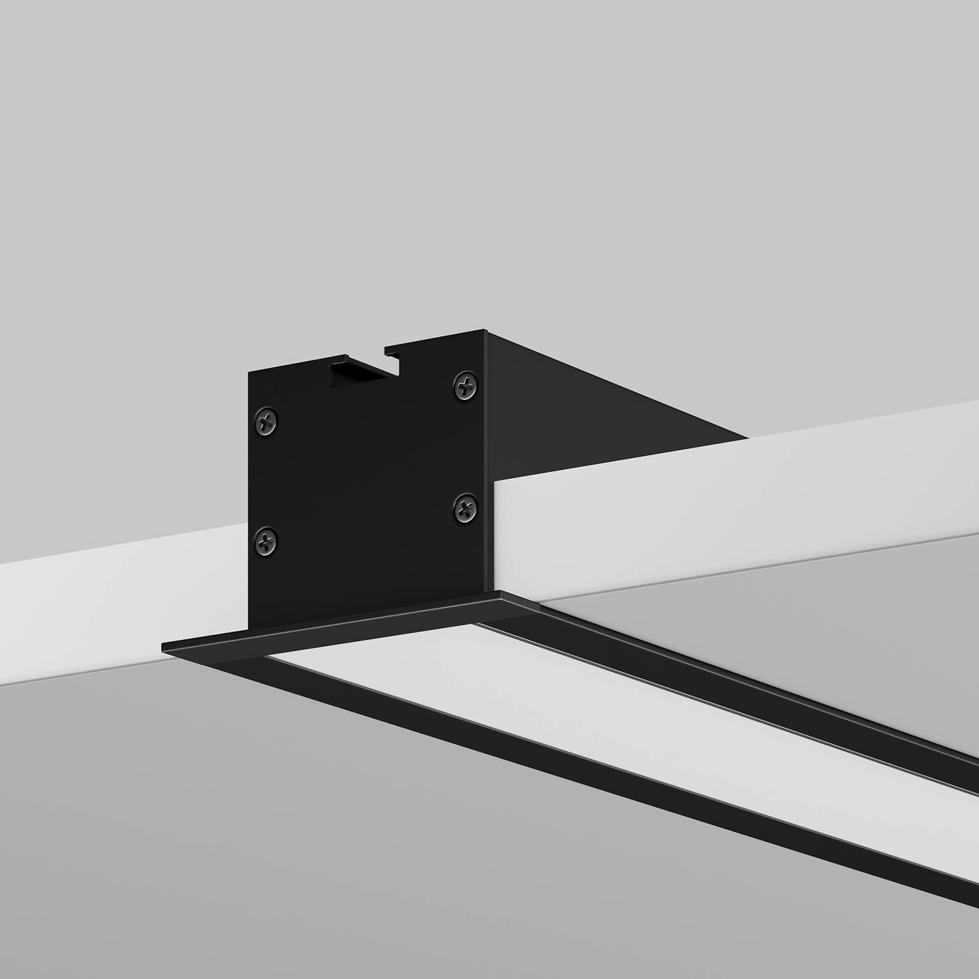 642035 Комплект заглушек (для профиля 50х35) 2 шт., Maytoni Встраиваемый с накладным фланцем профиль 642035