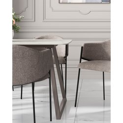 Кухонный стол Stool Group T-122 Snow stone, top gr legs DUAL