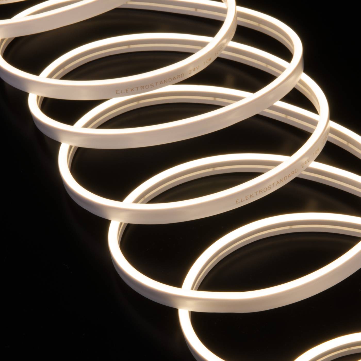 Гибкий неон 120Led 10W IP65 4200K с боковым свечением дневной белый, 5 м (24V 10W 120Led 2835 IP65) Светодиодный шнур Elektrostandard Гибкий неон 120Led 10W IP65 4200K с боковым свечением дневной белый, 5 м (24V 10W 120Led 2835 IP65) a056259