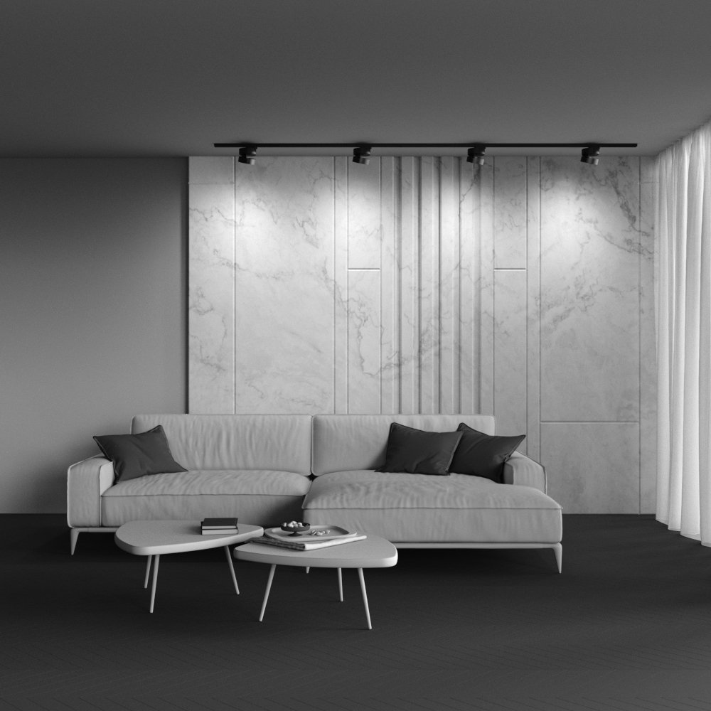 Трековый светильник Maytoni ONDA Unity TR007-1-18W3K-B4K