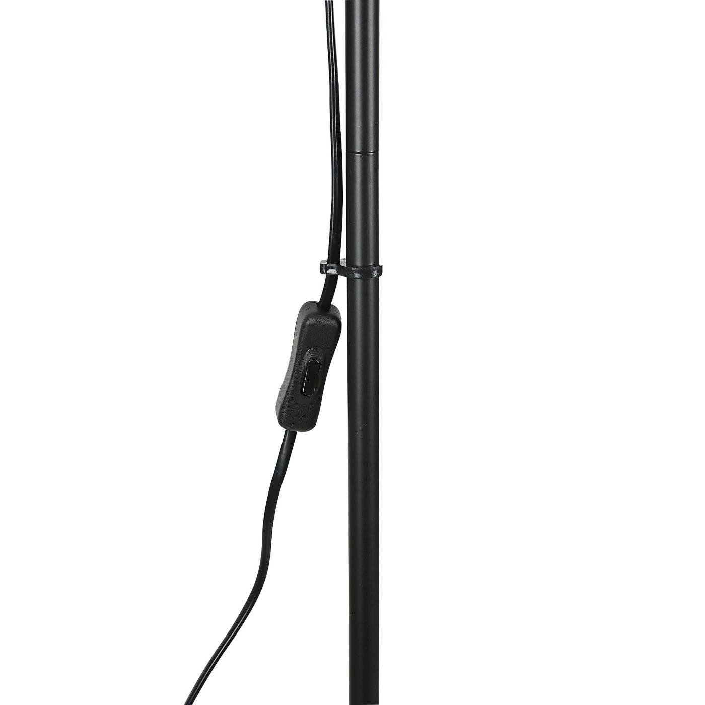 Торшер Uniel UML-T510 E27 BLACK/WHITE