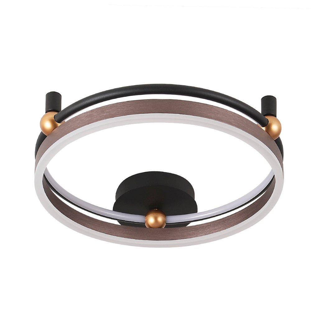 FERNANDO PL48W LED COFFEE/BLACK Потолочная люстра Crystal Lux Fernando FERNANDO PL48W LED COFFEE/BLACK