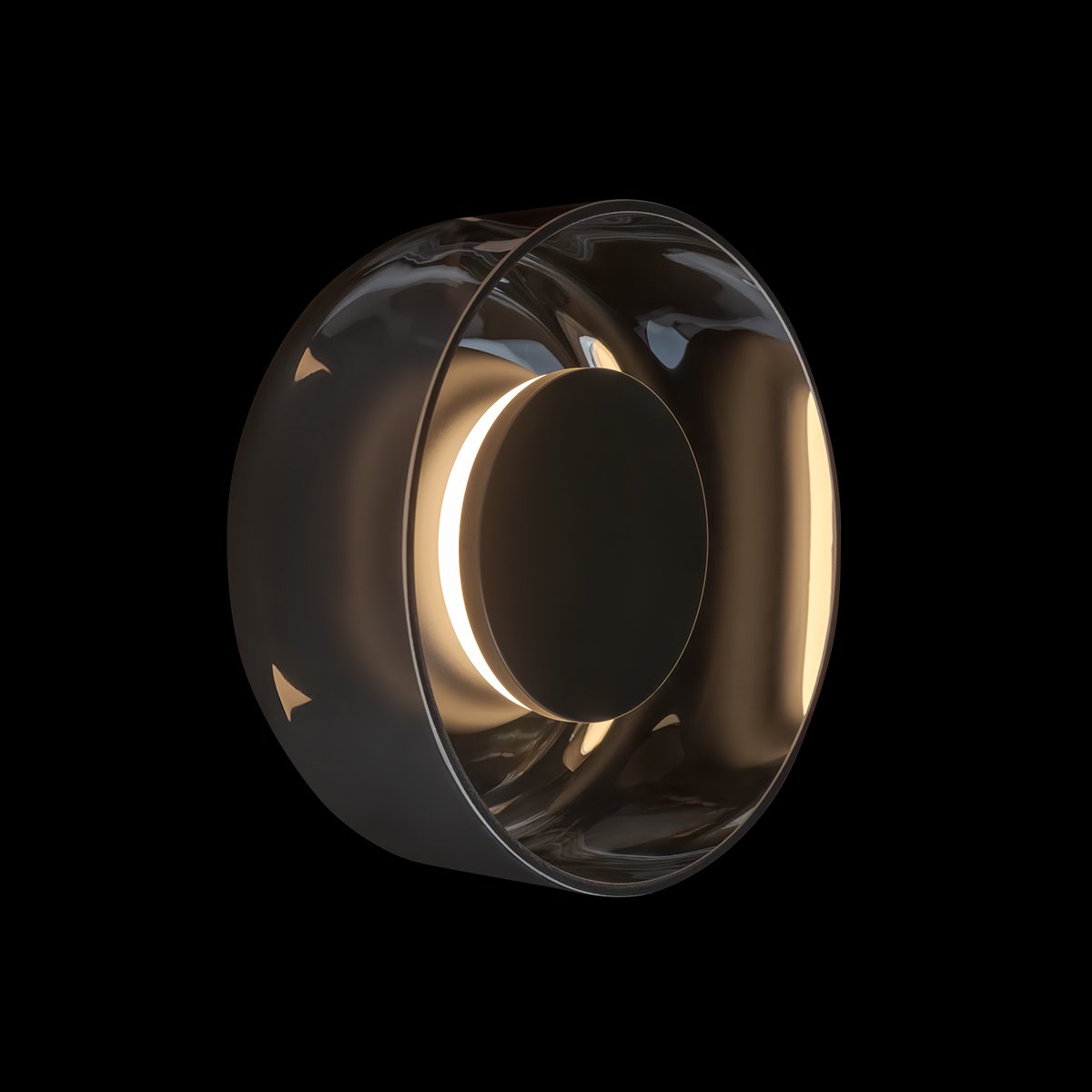 Настенный светильник Totem Loft It 10466W Smoke black