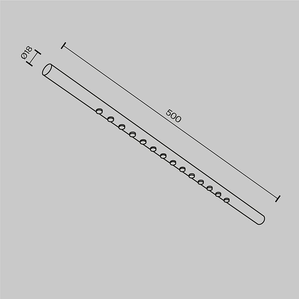 Светильник для штанговой системы освещения Axity Maytoni Points C101CL-L500-12W3-6K-BS