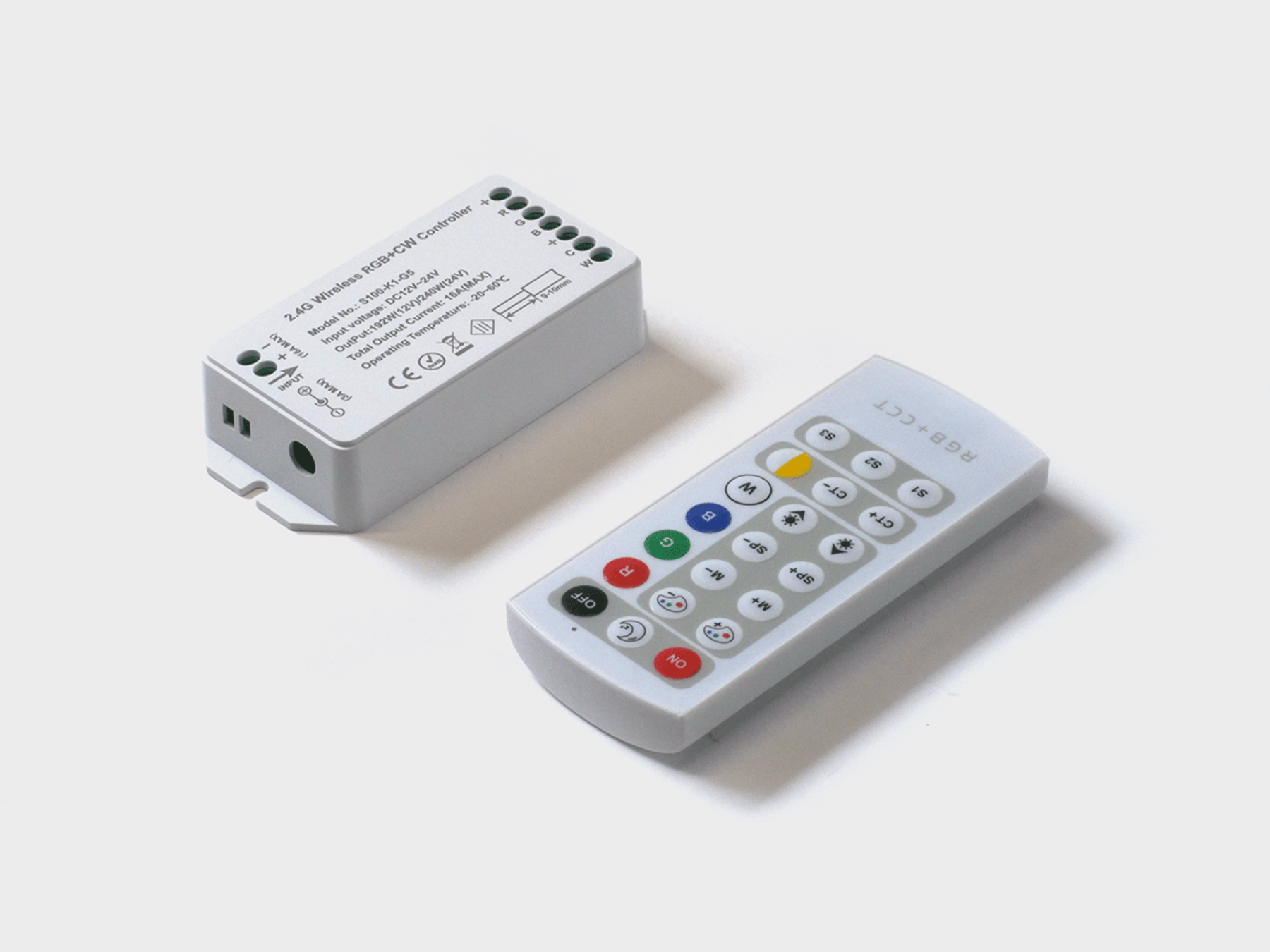 00-00021388 Контроллер RGB+CCT, 2.4G с пультом, 21 кноп., SWG Standard 00-00021388