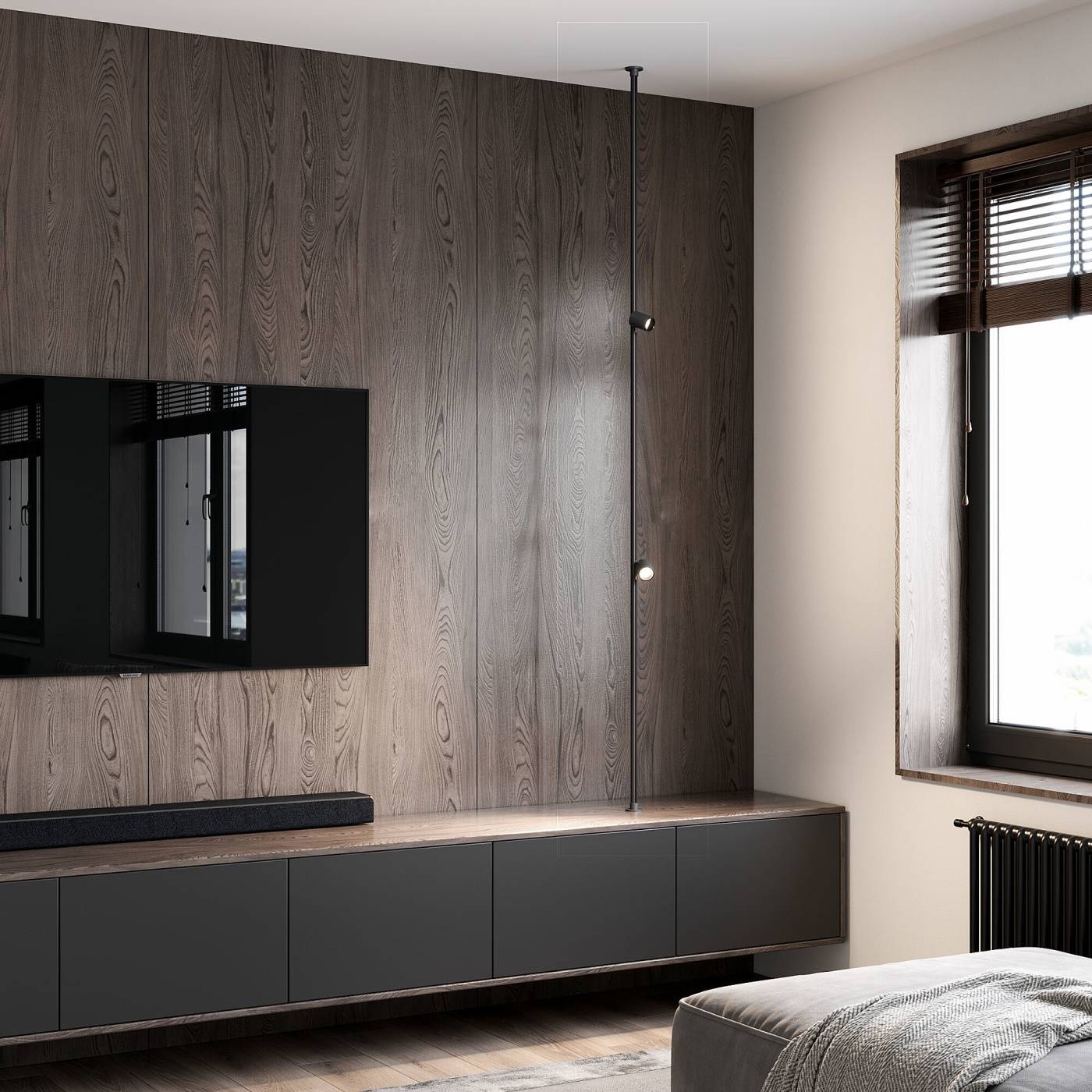 Напольно-потолочное крепление Elektrostandard Mini Magnetic Mini Magnetic Напольно-потолочное крепление Round 85203/00