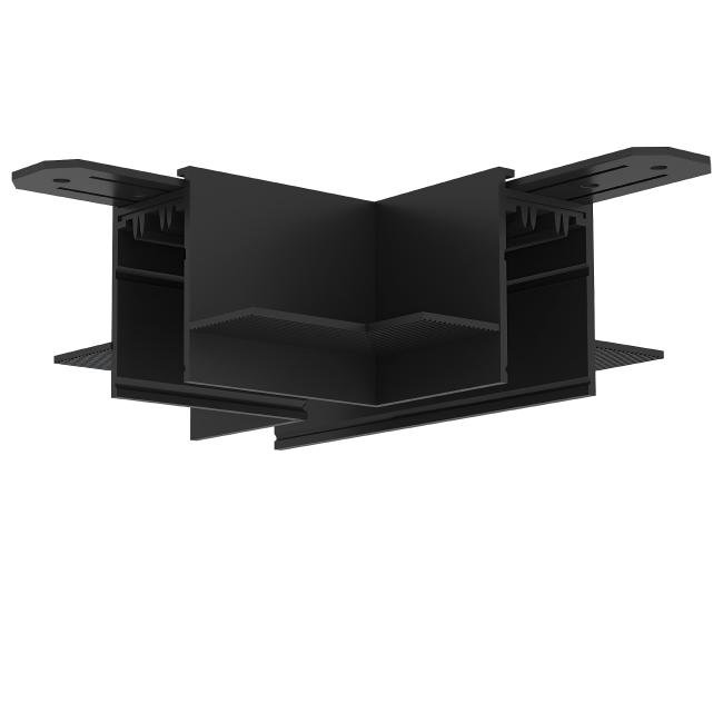 TR2113-BK Коннектор трека для ГКЛ , Т-образный Denkirs Smart hide TR2113-BK