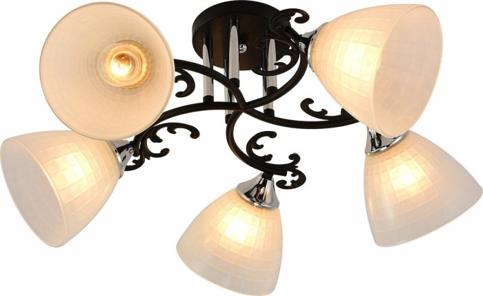 Потолочная люстра 11308-0.3-05 BK+CR