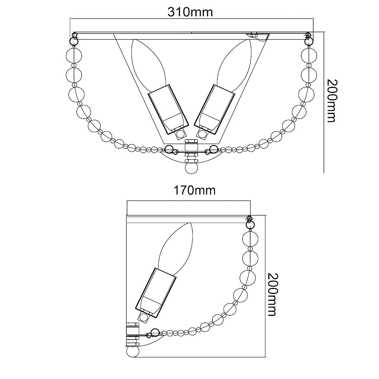 111022902 Настенное бра MW Light Бриз 111022902