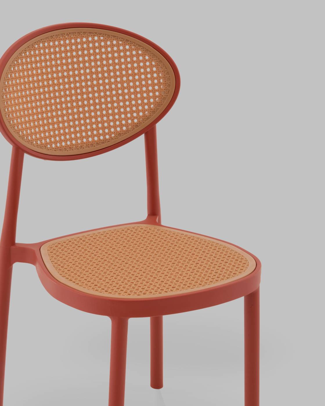 Стул пластиковый Stool Group Junie PP-245 red 36877