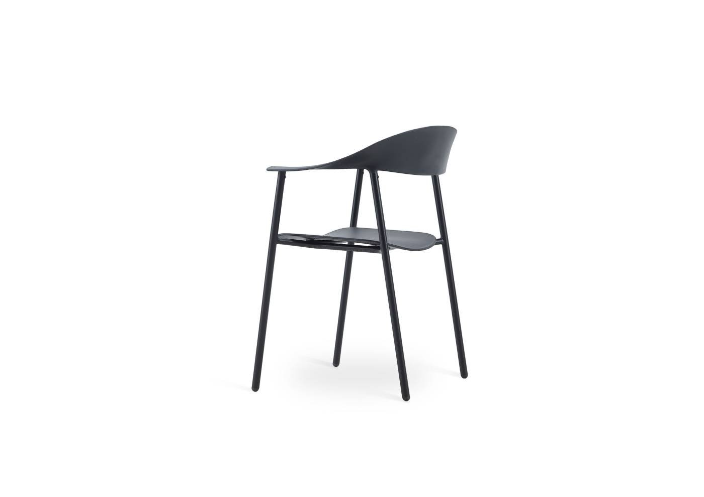 PC018 black Стул пластиковый Stool Group Eila УТ000039771
