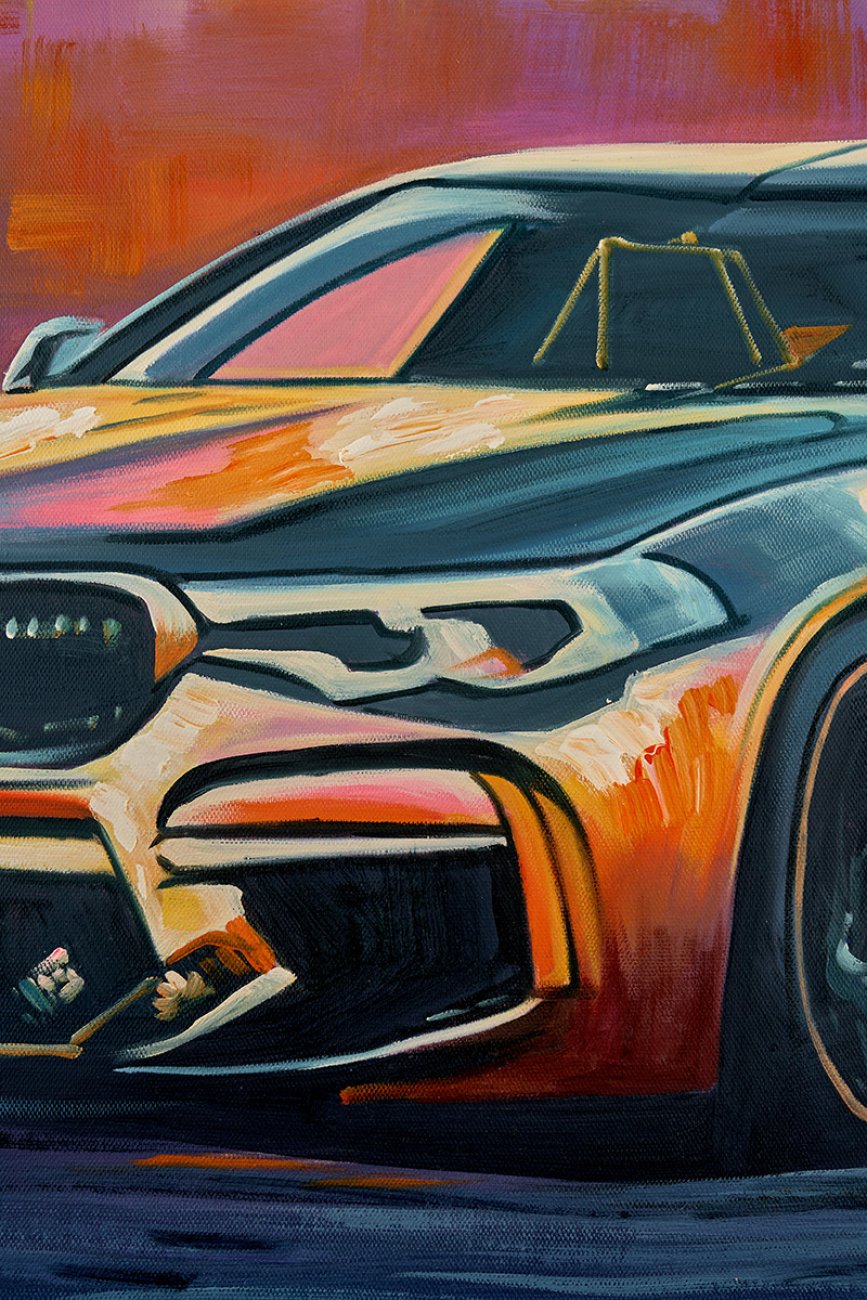 TD140 Картина настенная Teona Decor Bmw TD140
