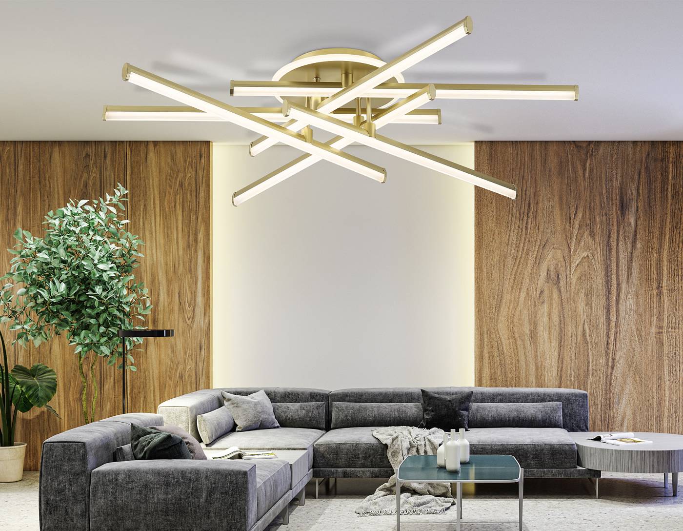 Потолочная люстра Ambrella LineTech FL6254