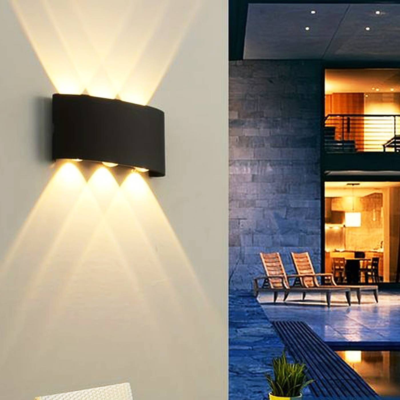 Настенный светильник Reluce 86833-9.2-006KT LED6*1W BK
