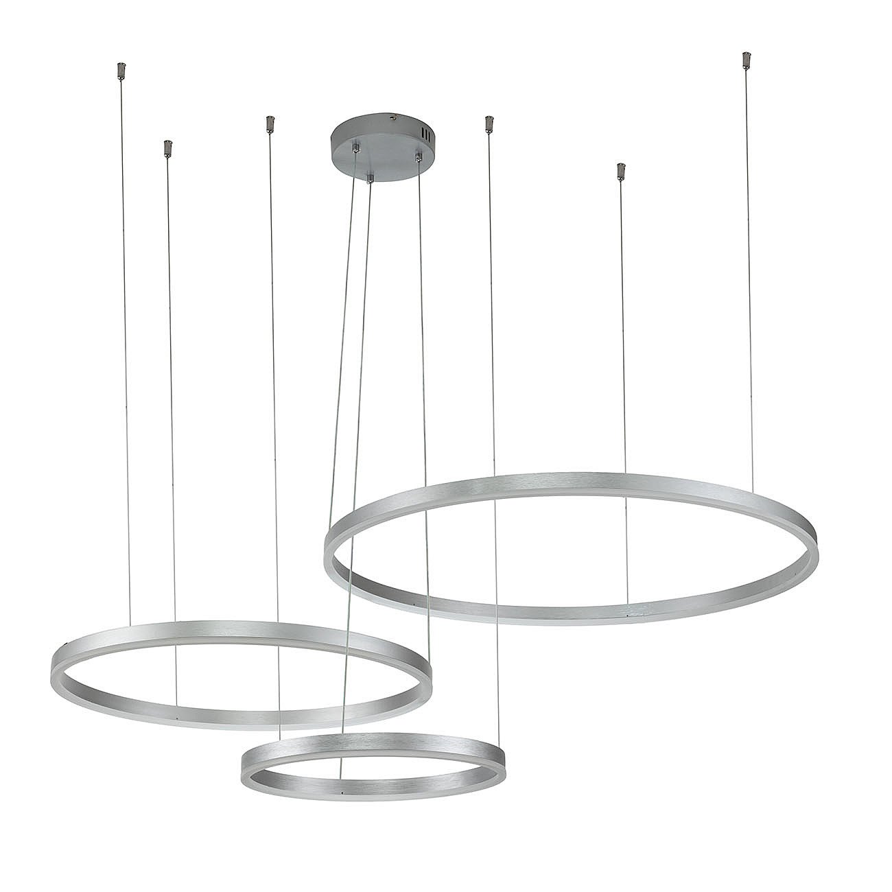 Подвесная люстра Indigo Galass 14001/3P Silver V000014L