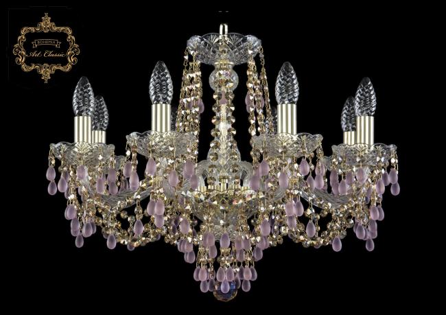 11.24.8.200.Gd.V7010.R777 Подвесная хрустальная люстра 11.24 Art Classic 11.24.8.200.Gd.V7010.R777