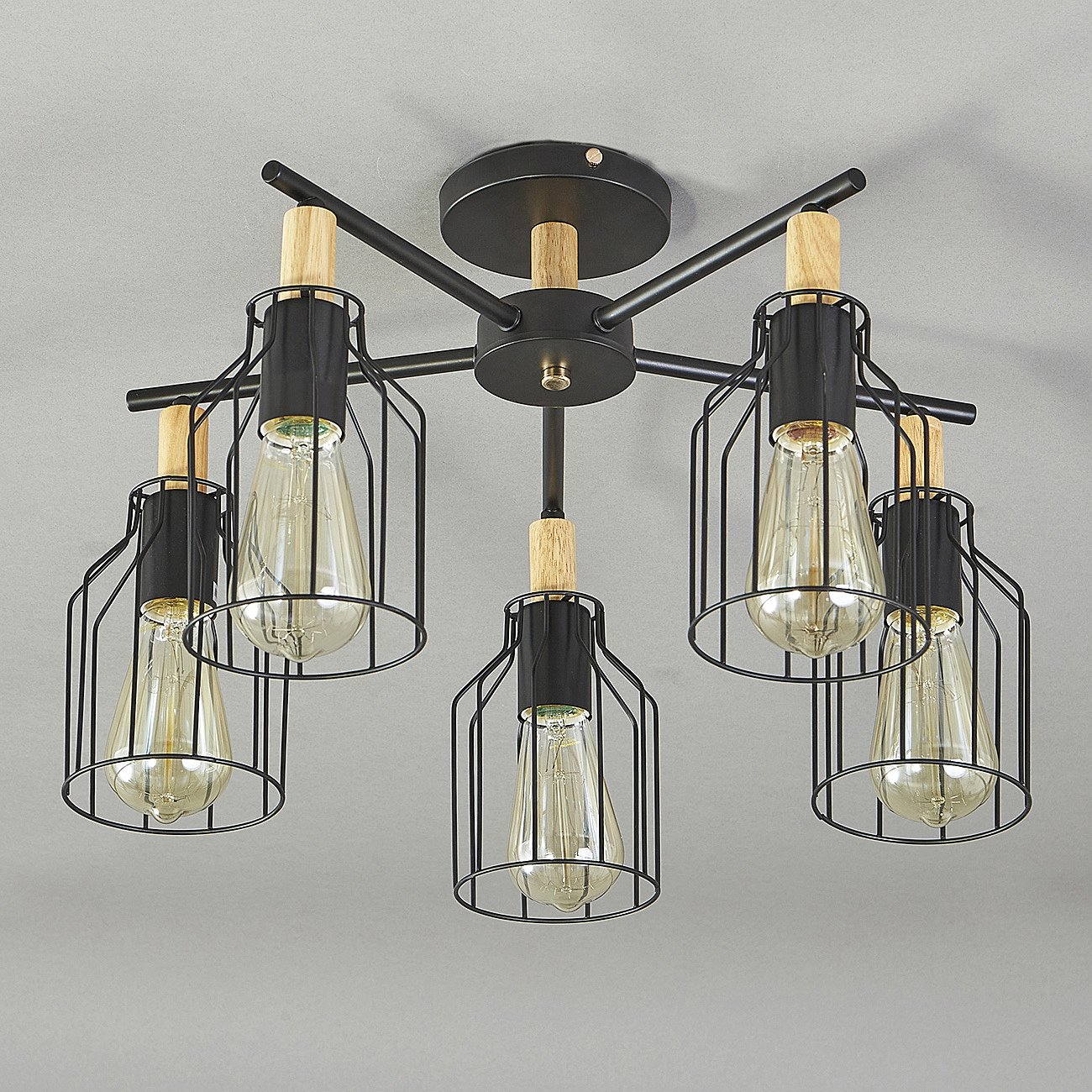 Потолочная люстра Escada Texas 469/5PL Black