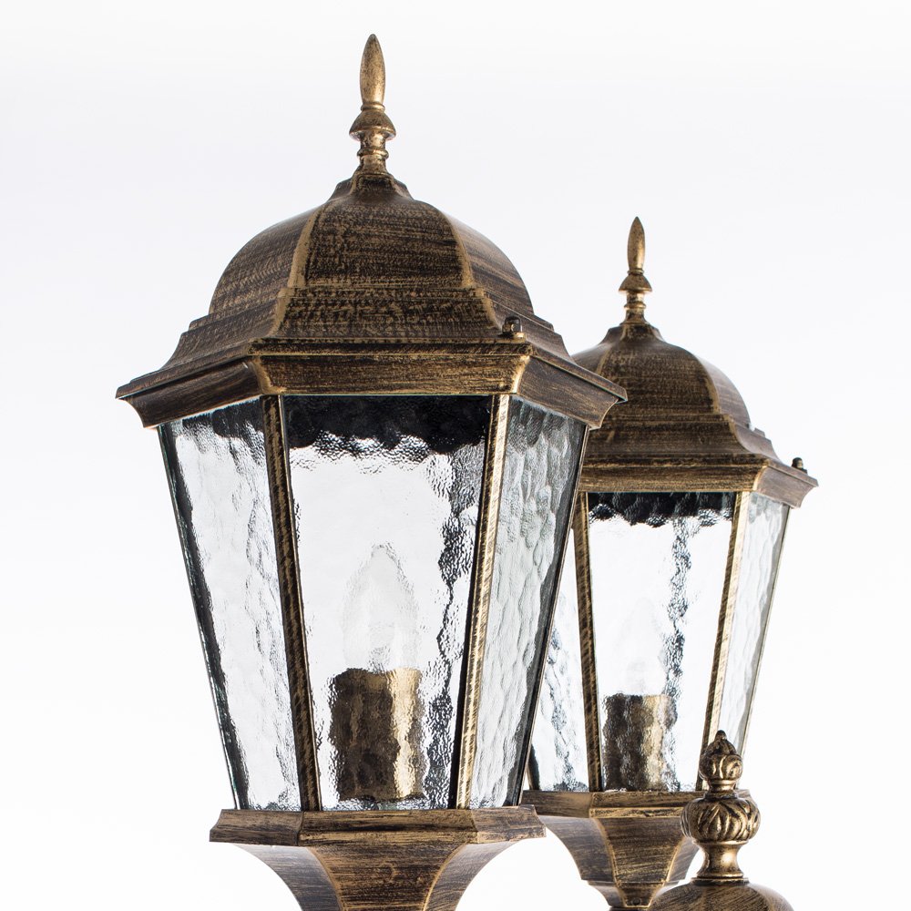 Столб фонарный уличный Arte Lamp GENOVA A1207PA-3BN