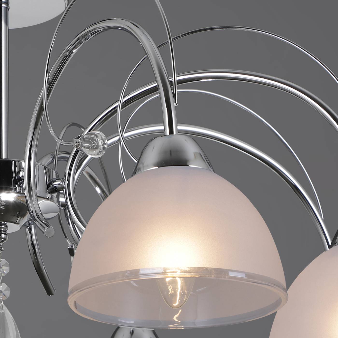IL0495-8CSQ-25CH ELITE Потолочная люстра ILLUMICO IL0495-8CSQ-25CH ELITE