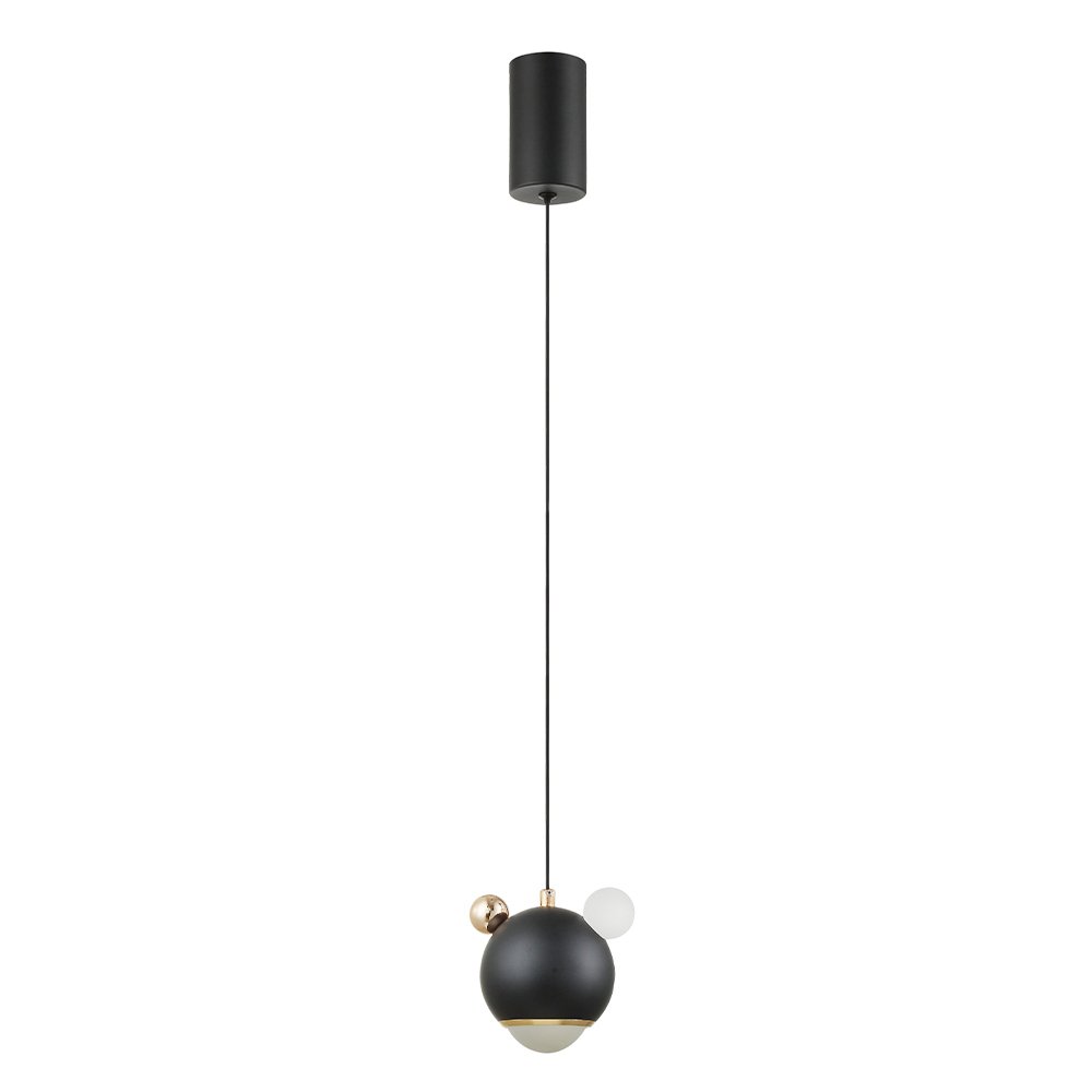 Светильник подвесной Crystal Lux Amigo AMIGO SP LED BLACK