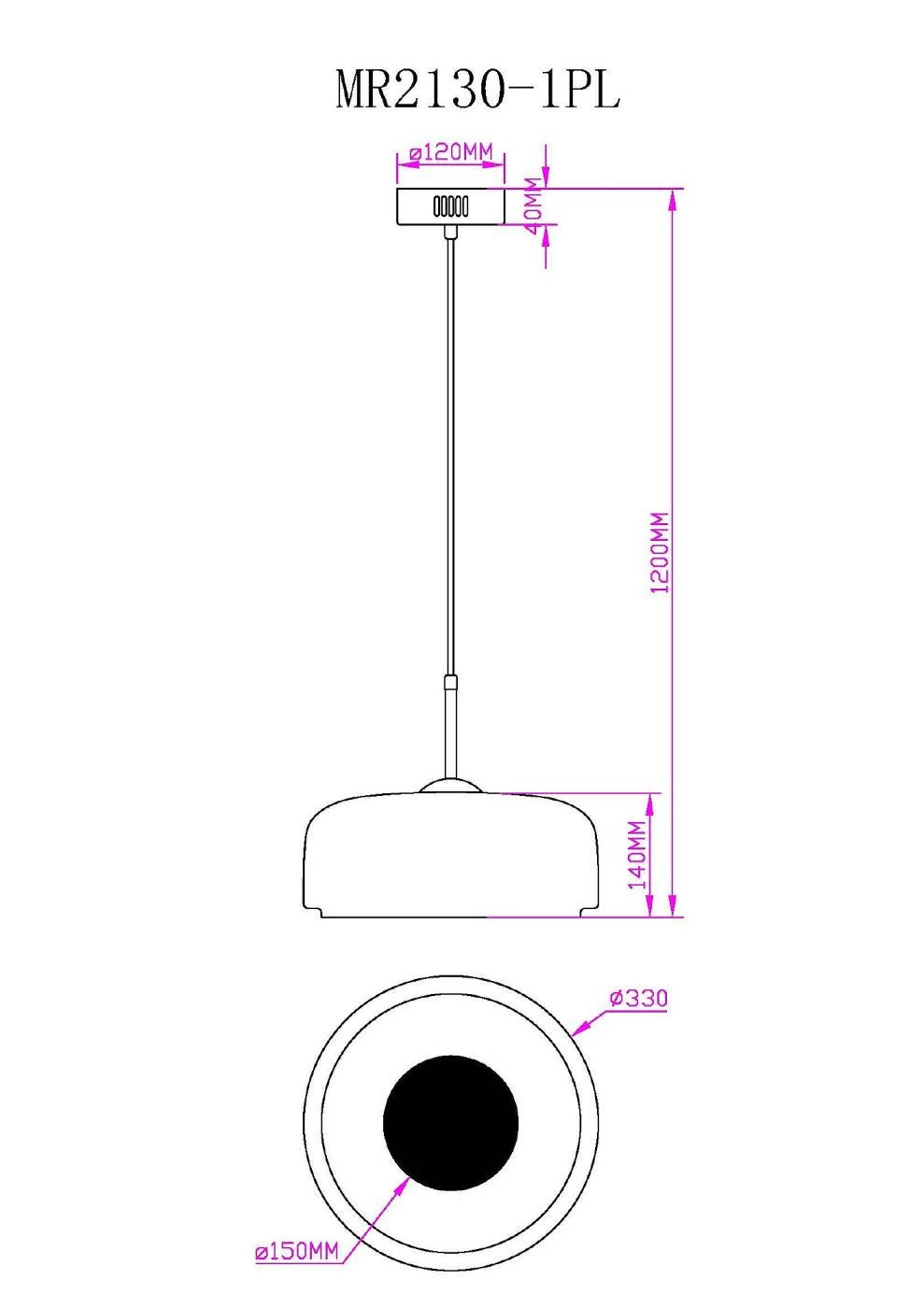 Светильник подвесной MyFar Charlie MR2130-1PL
