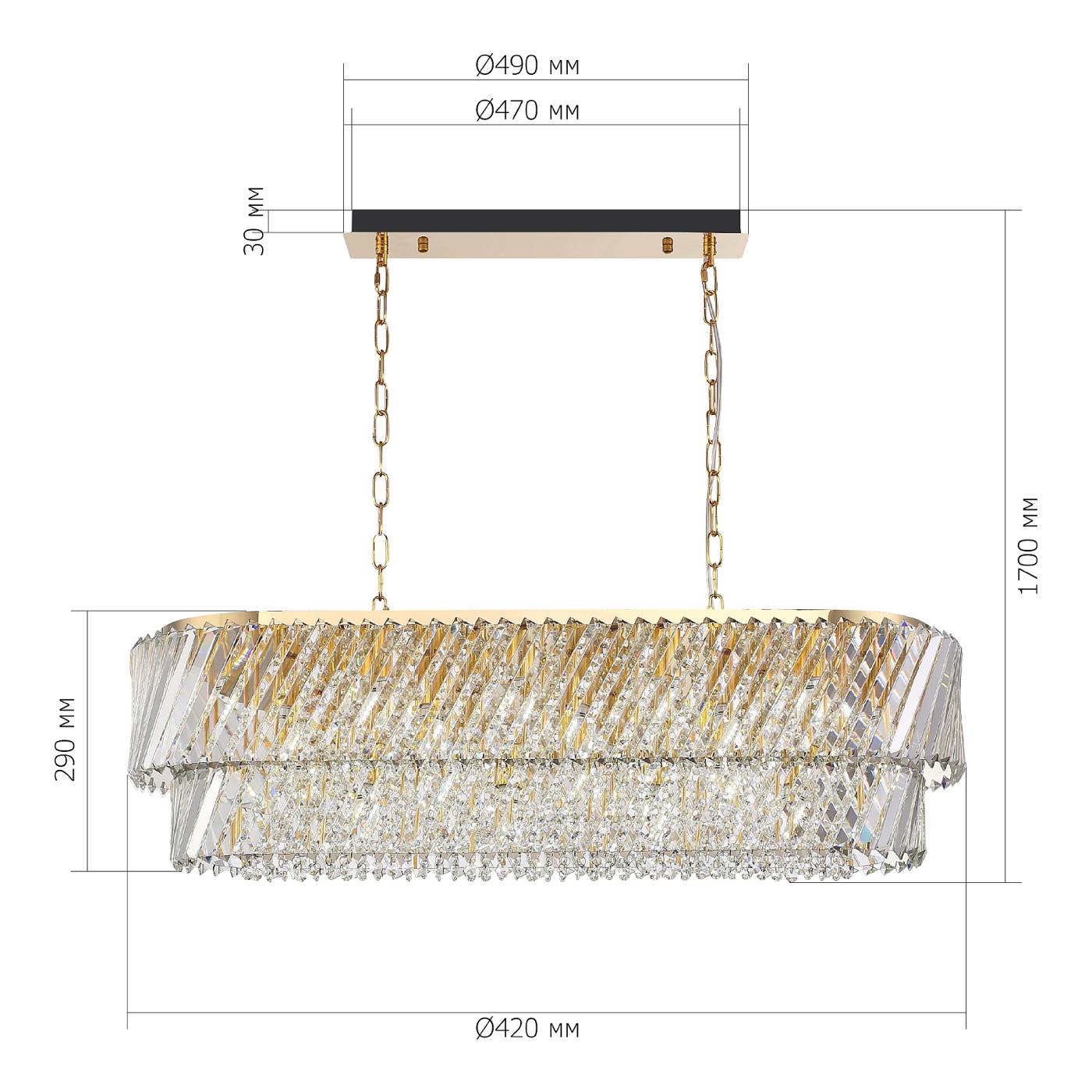 SL6138.303.14 Подвесная люстра ST Luce Ritz SL6138.303.14