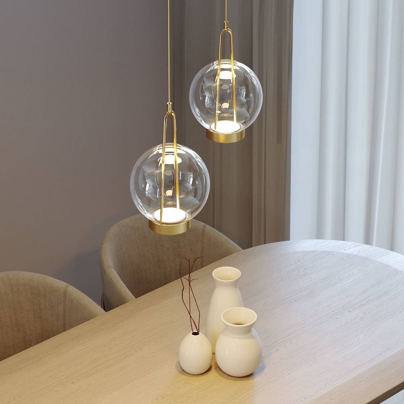 Светильник подвесной Eurosvet Frasco 50267/1 LED латунь