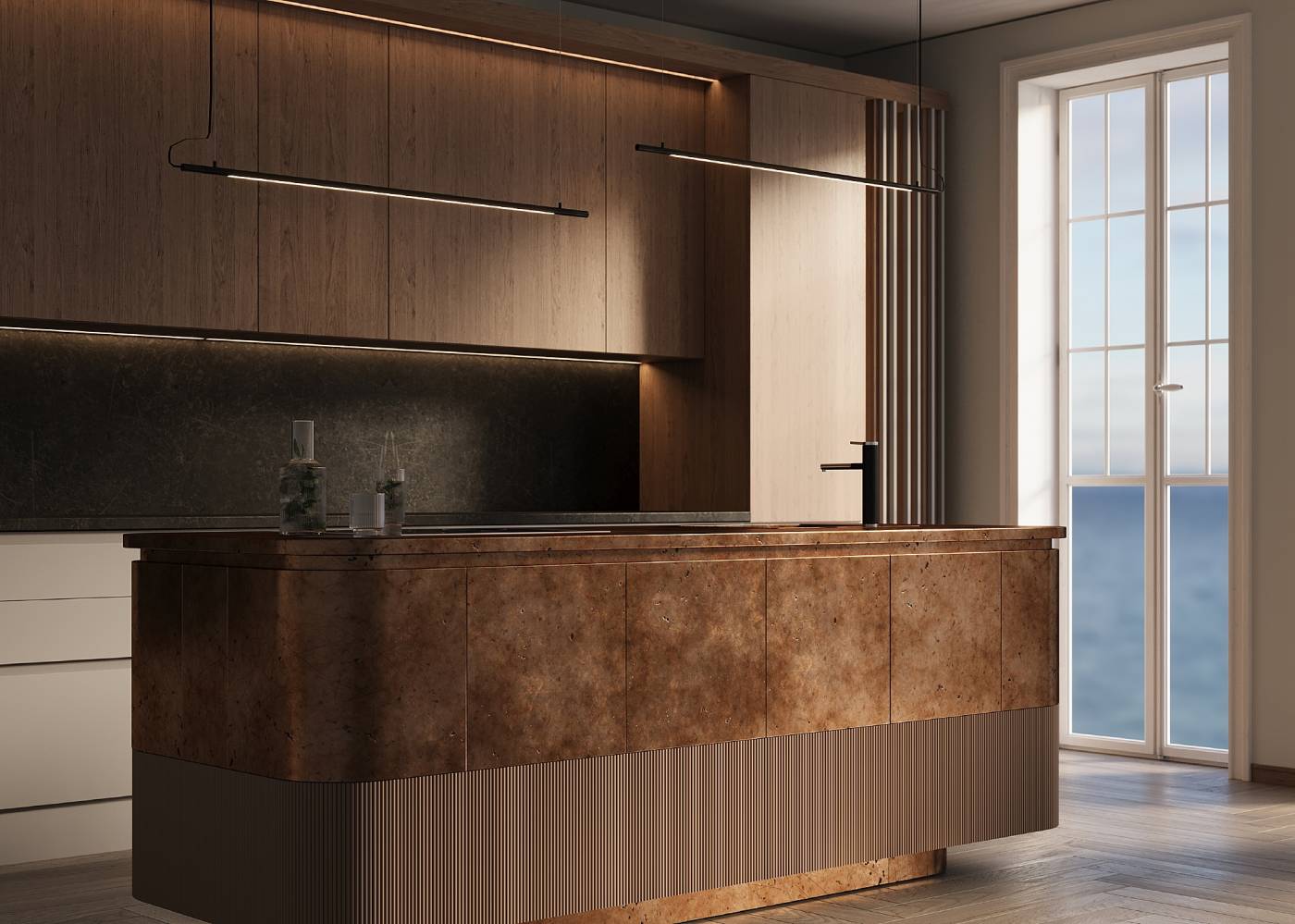 C100CL-L1000-24W3-6K-B Светильник для штанговой системы освещения Axity Maytoni Basis C100CL-L1000-24W3-6K-B